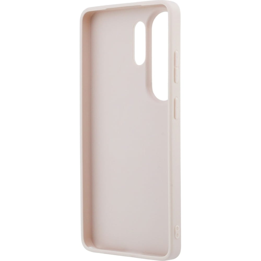 Handyhülle für Galaxy S26 Ultra, Guess Hardcase Leather, Rosa mit Big Logo Guess