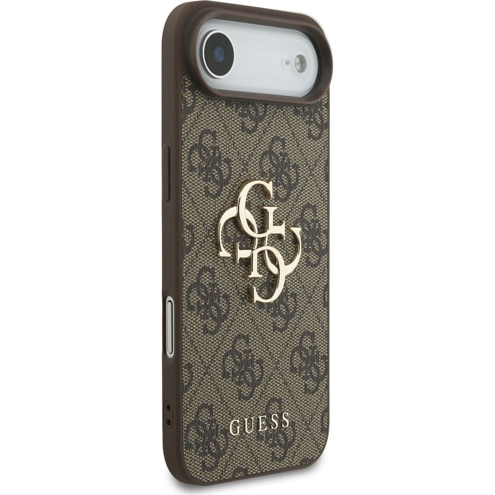 Handyhülle für iPhone Air, Guess Hardcase 4G Big Metal Logo, Braun