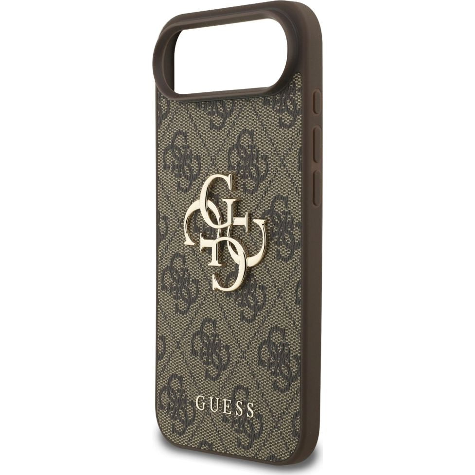 Handyhülle für iPhone Air, Guess Hardcase 4G Big Metal Logo, Braun
