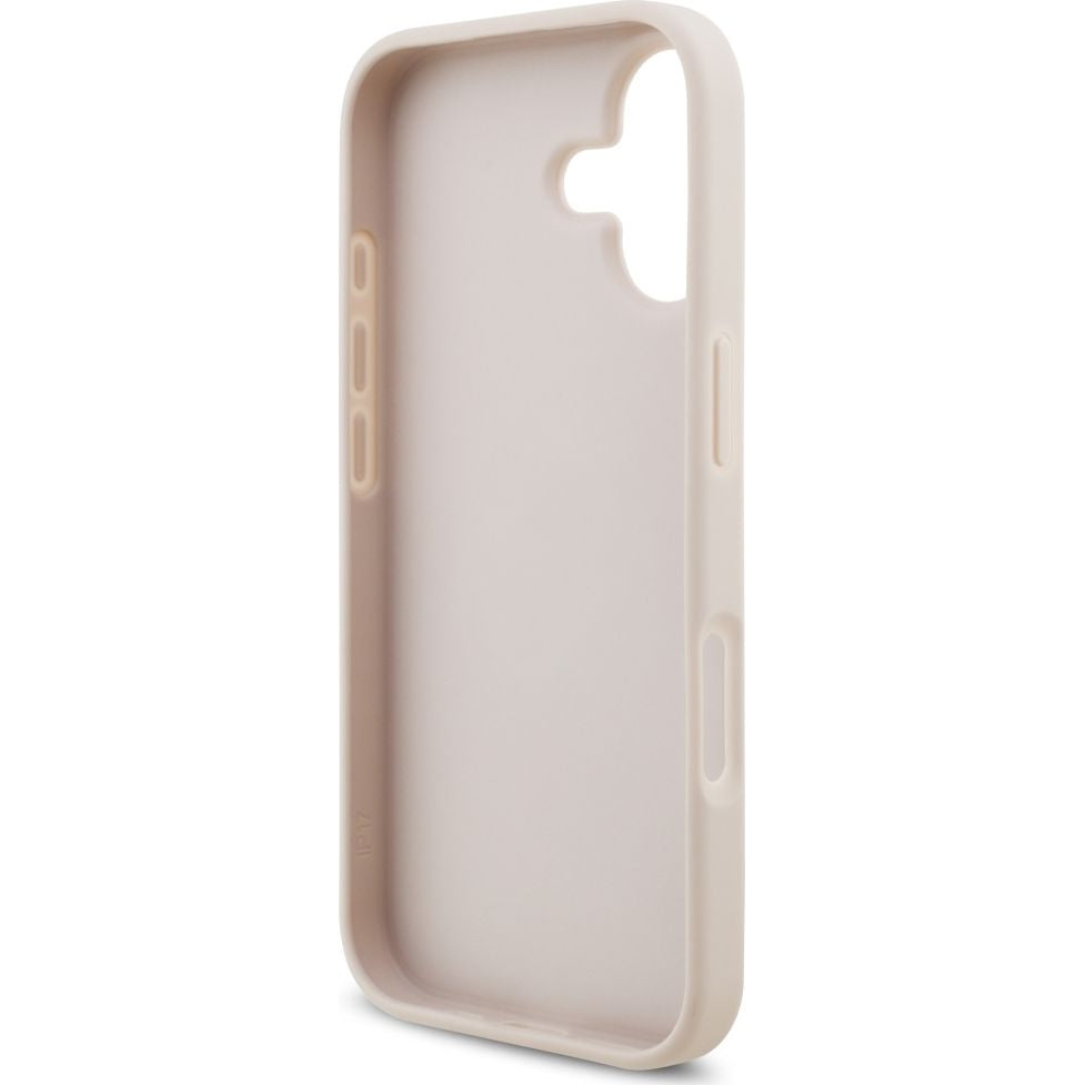 Handyhülle für iPhone 17, Guess Hardcase 4G Big Metal Logo, Rosa