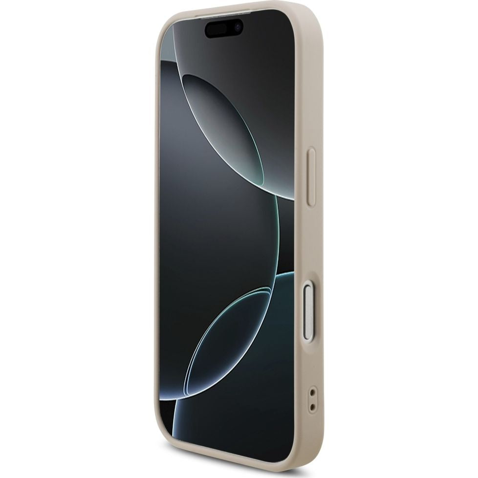 Handyhülle für iPhone 17 Pro, Guess Hardcase 4G Big Metal Logo, Rosa