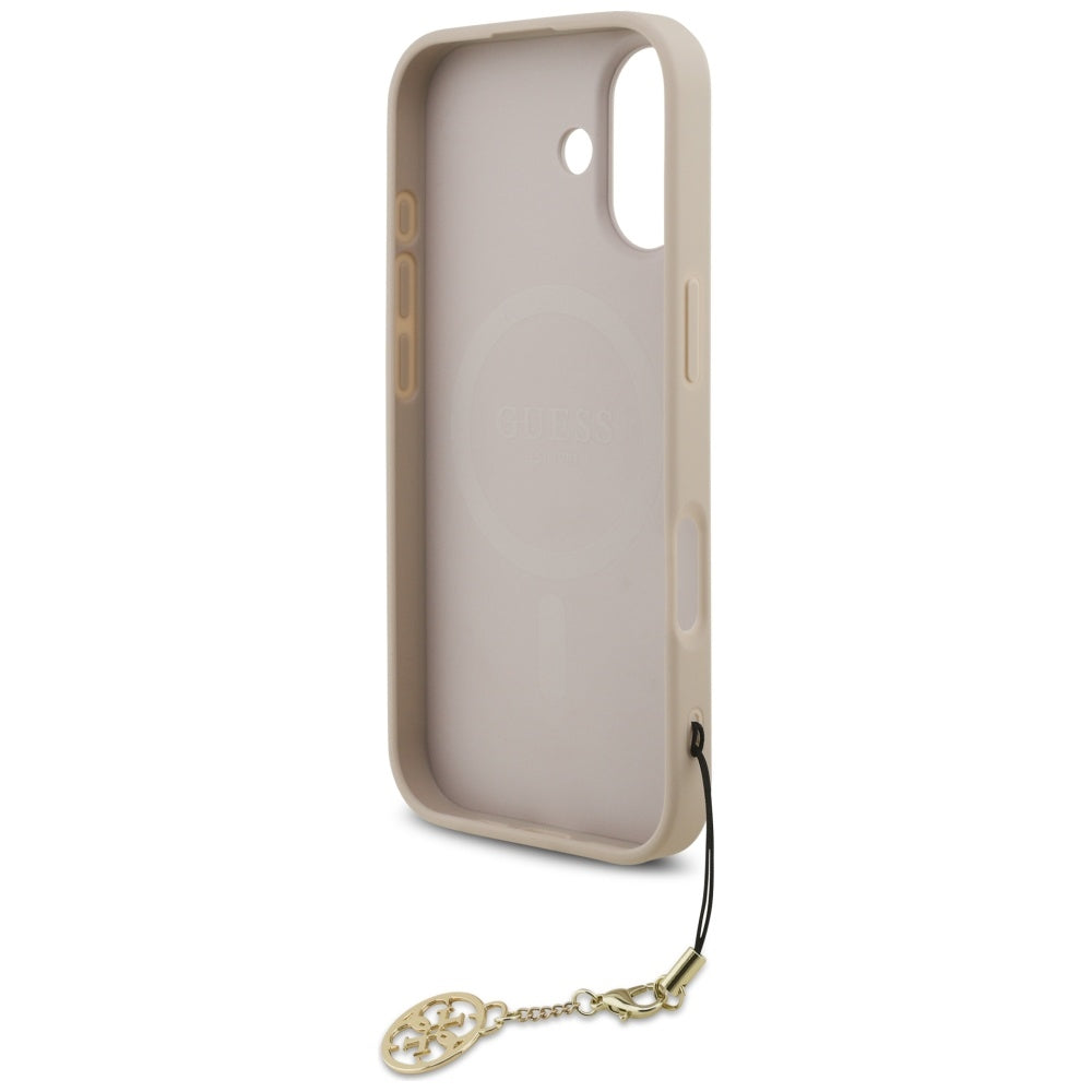 Handyhülle für iPhone 17, Guess 4G Charms Collection, Rosa