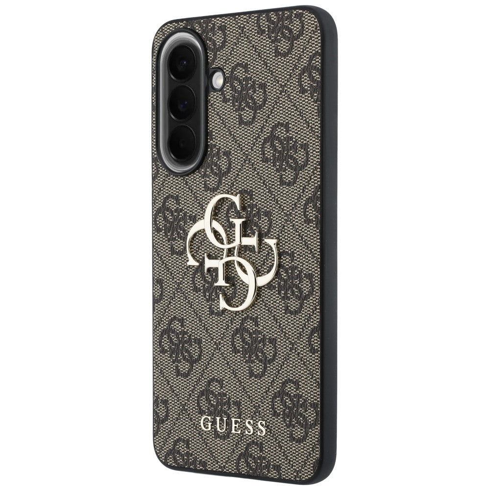 Handyhülle für Galaxy A37 5G, Guess Hardcase Leather, Braun