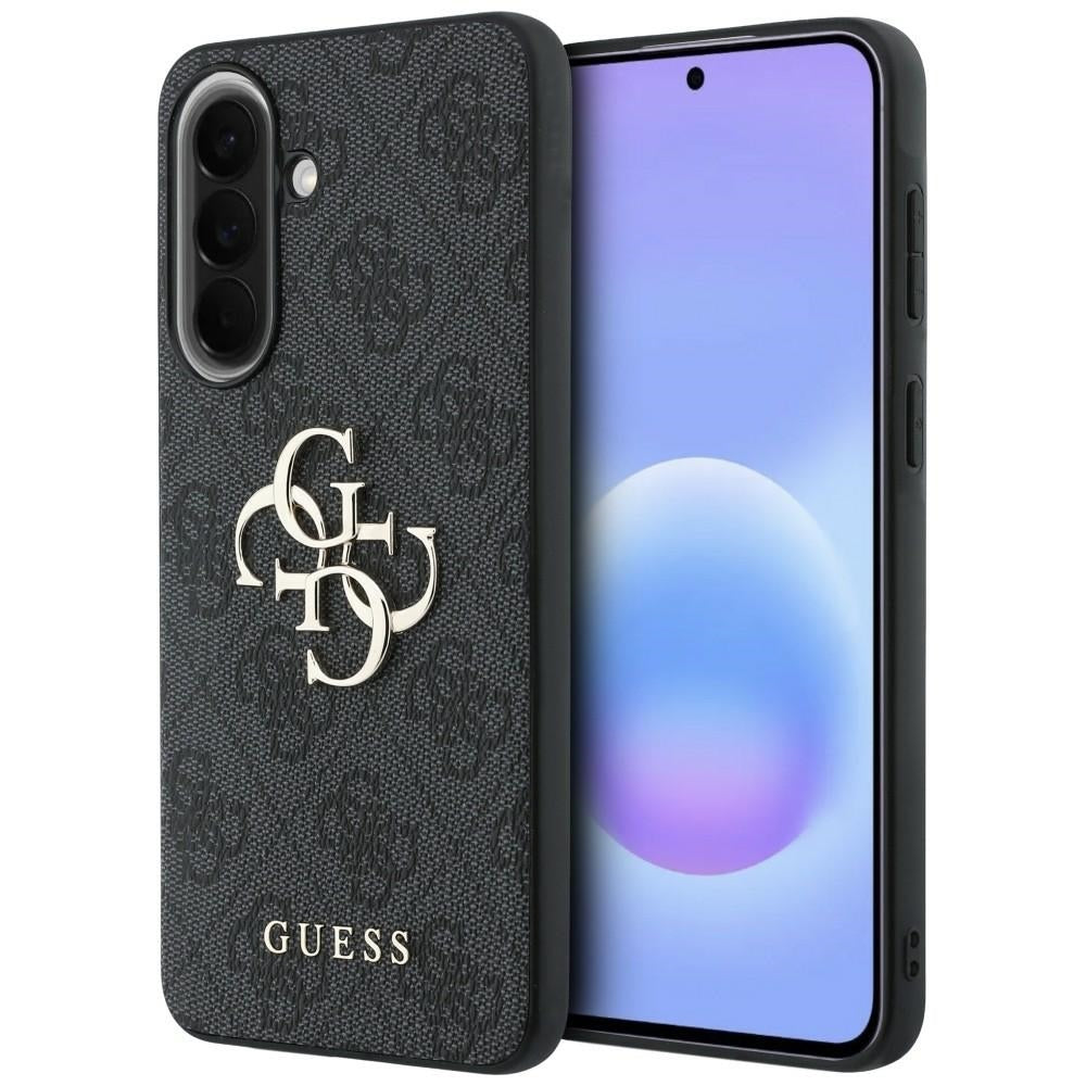 Handyhülle für Galaxy A57 5G, Guess Hardcase Leather, Schwarz