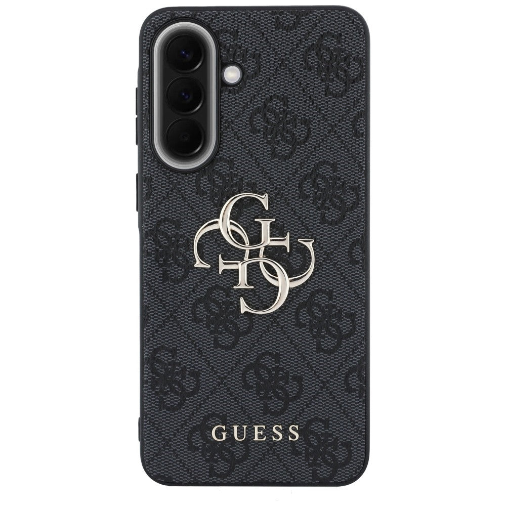 Handyhülle für Galaxy A57 5G, Guess Hardcase Leather, Schwarz