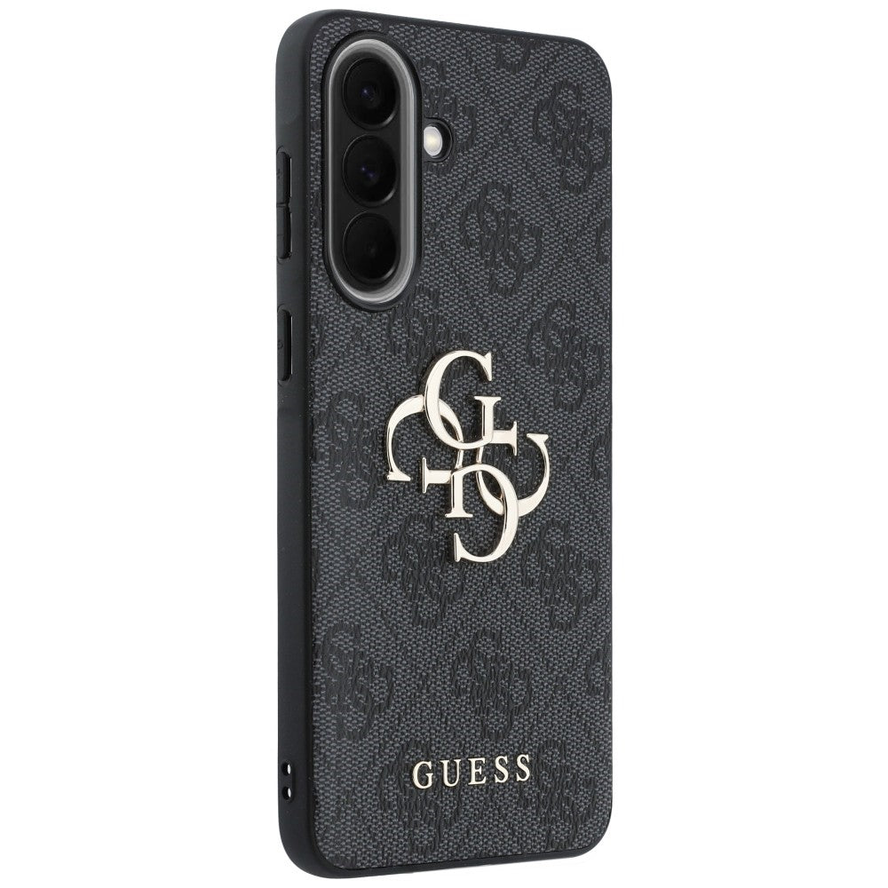 Handyhülle für Galaxy A57 5G, Guess Hardcase Leather, Schwarz