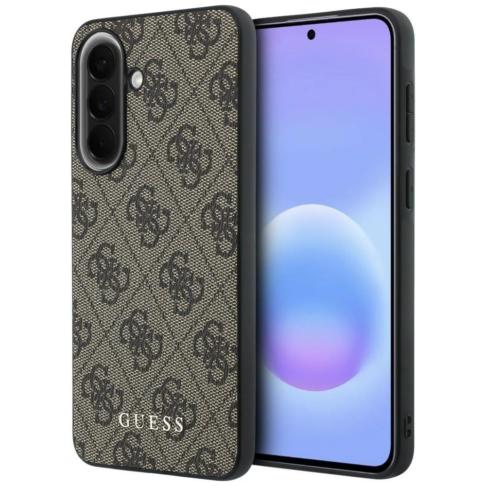 Handyhülle für Galaxy A37 5G, Guess Hardcase Leather, Braun