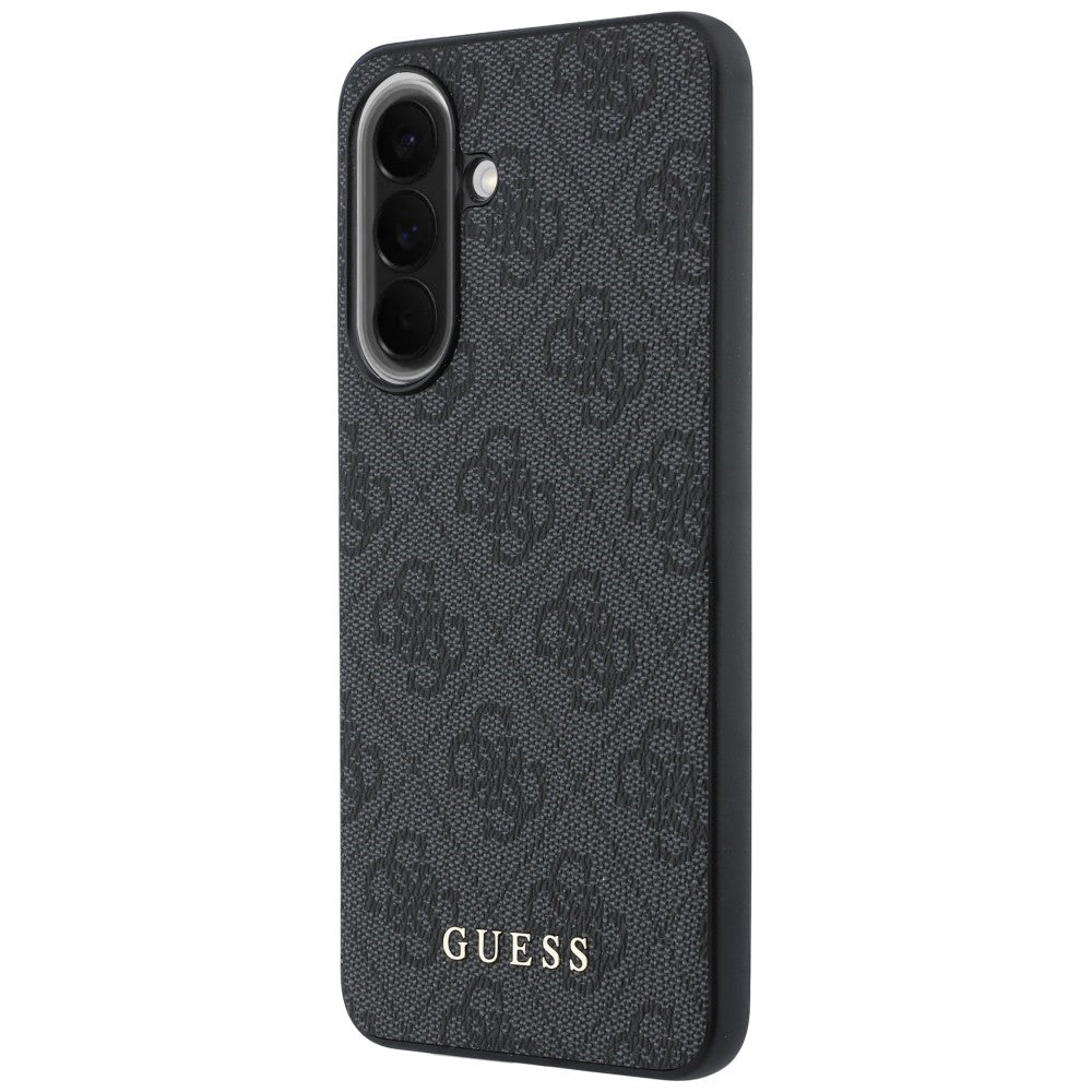 Handyhülle für Galaxy A57 5G, Guess Hardcase Leather, Schwarz