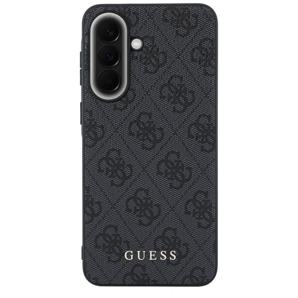 Handyhülle für Galaxy A57 5G, Guess Hardcase Leather, Schwarz