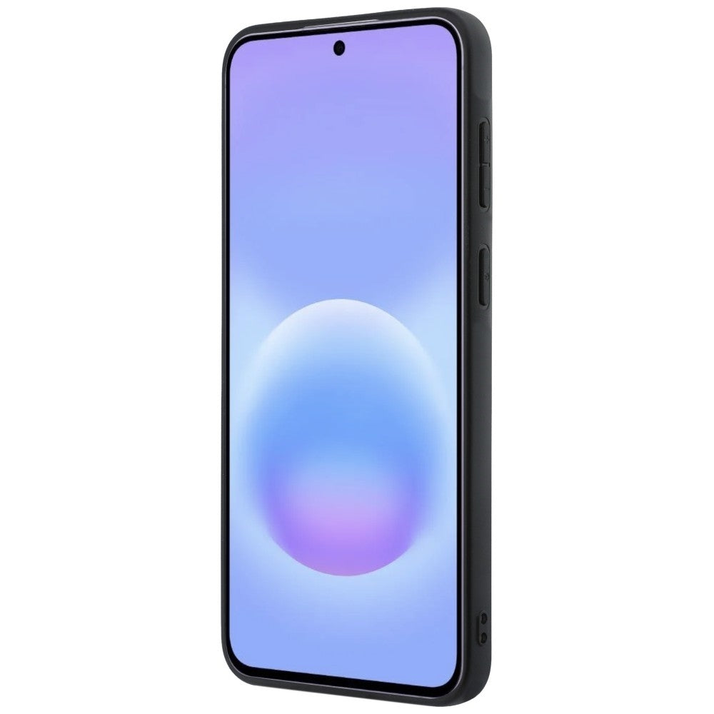Handyhülle für Galaxy A57 5G, Guess Hardcase Leather, Schwarz