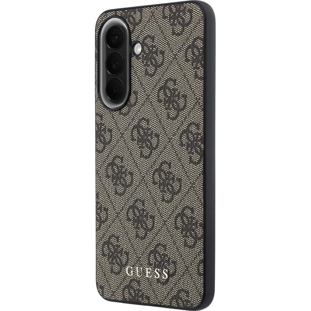 Handyhülle für Galaxy A37 5G, Guess Charms Collection, Braun mit goldenem Anhänger