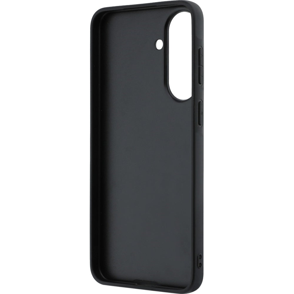 Handyhülle für Galaxy A57 5G, Guess Charms Collection, Schwarz mit goldenem Anhänger