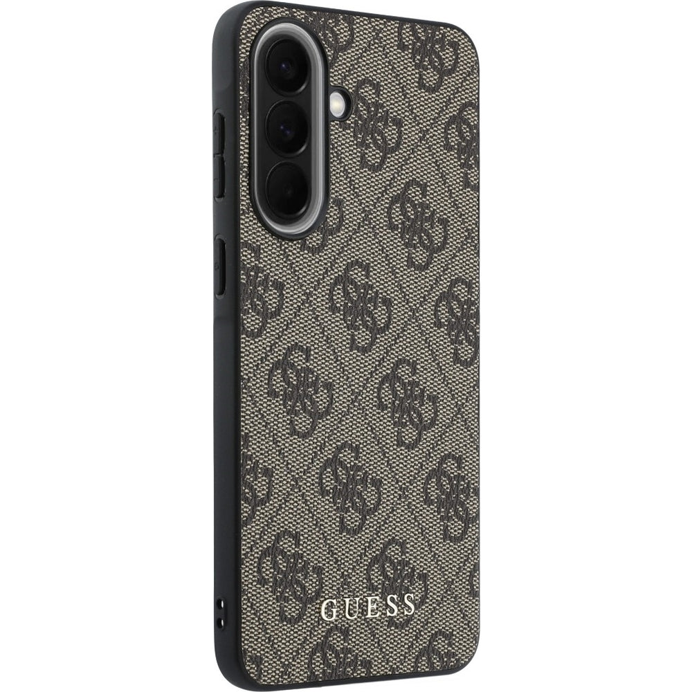 Handyhülle für Galaxy A57 5G, Guess Charms Collection, Braun mit goldenem Anhänger
