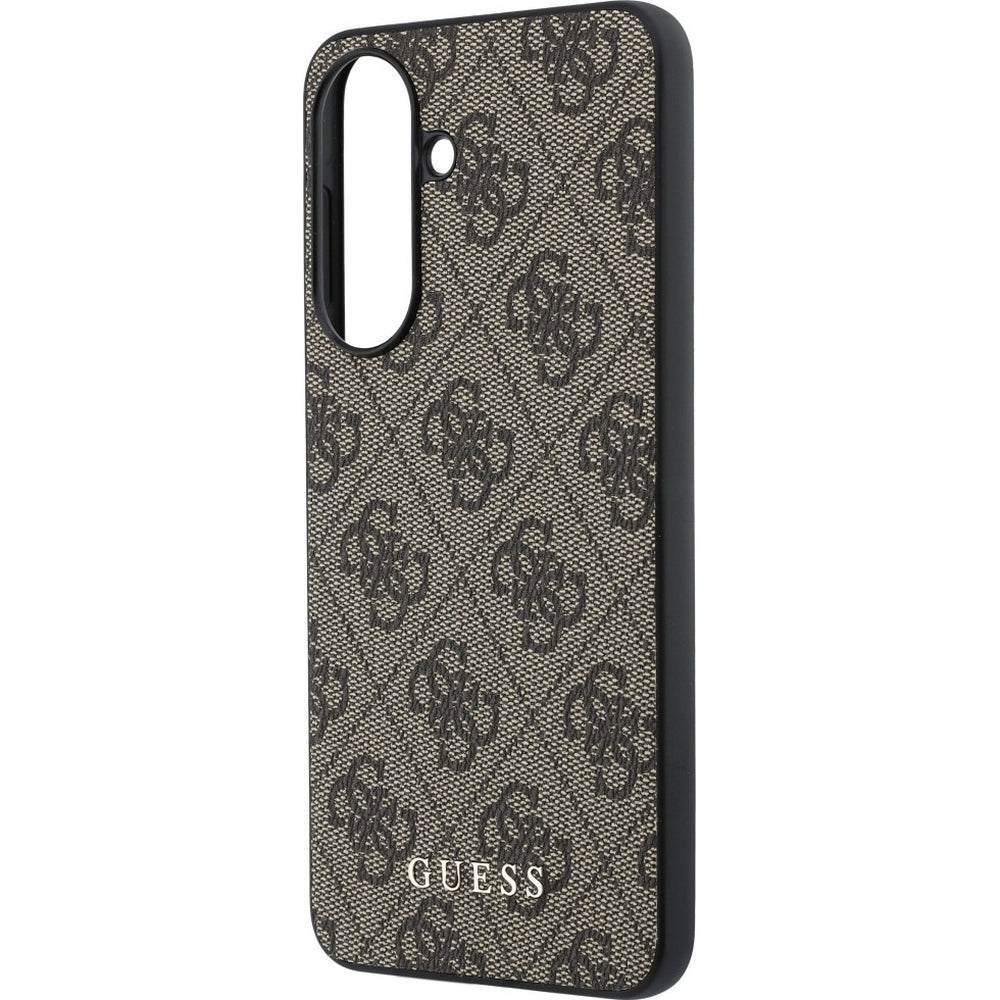Handyhülle für Galaxy A57 5G, Guess Charms Collection, Braun mit goldenem Anhänger