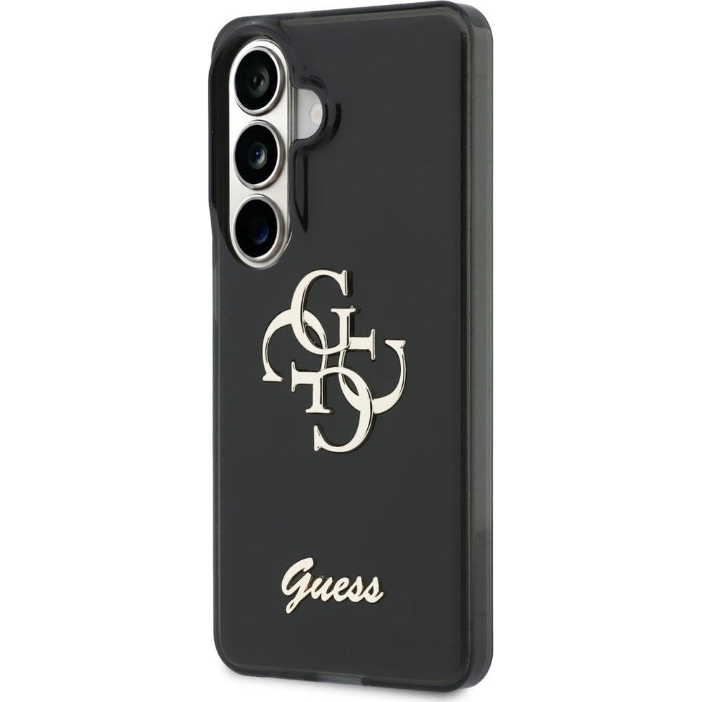 Handyhülle für Galaxy S26, Guess IML Logo, Schwarz mit Big Logo Guess