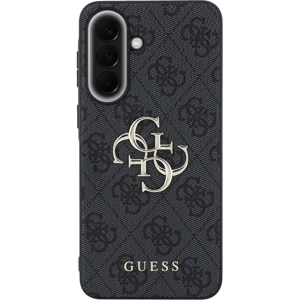 Handyhülle für Galaxy A37 5G, Guess Hardcase Leather, Schwarz