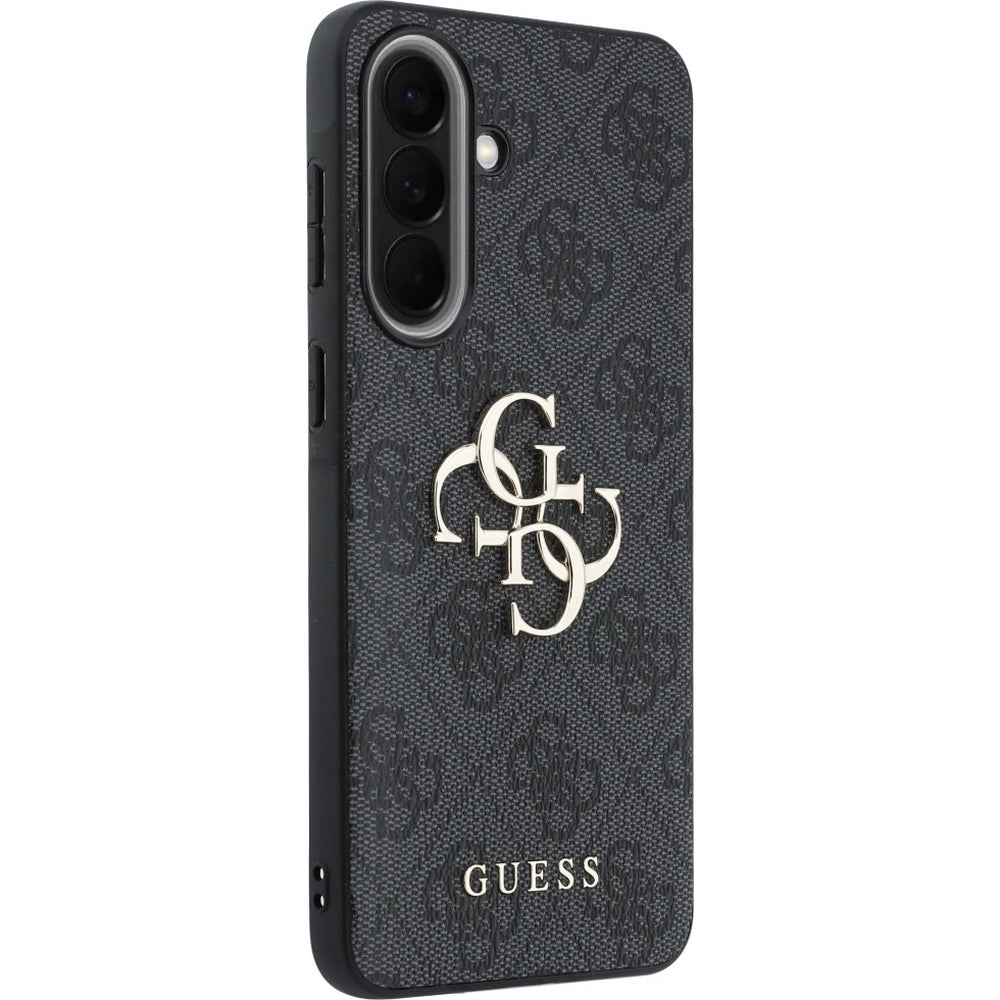 Handyhülle für Galaxy A37 5G, Guess Hardcase Leather, Schwarz