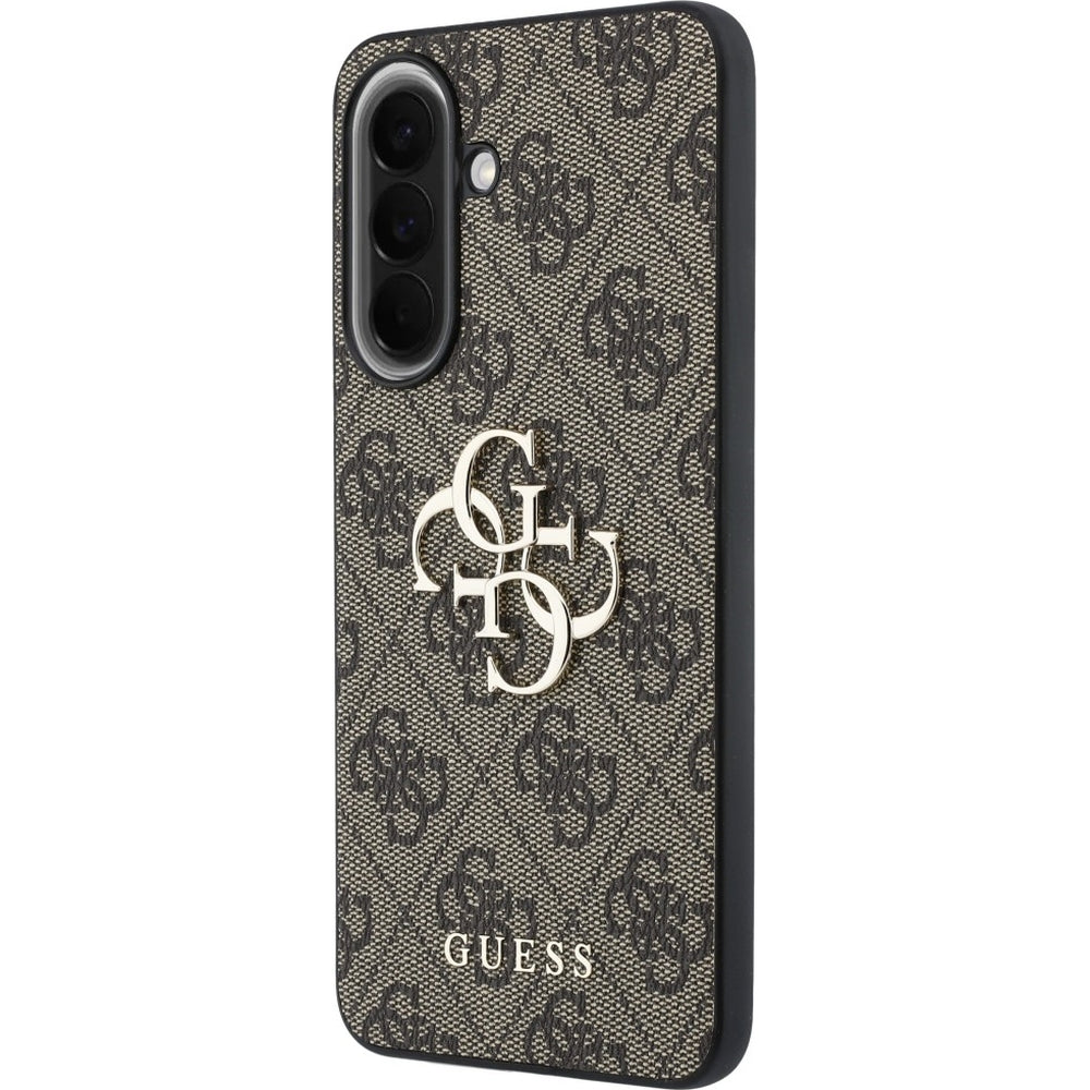 Handyhülle für Galaxy A57 5G, Guess Hardcase Leather, Braun