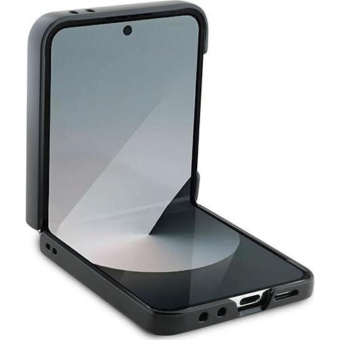 Handyhülle für Galaxy Z Flip7 FE / Z Flip6, Guess 4G Metal Gold Logo, Braun