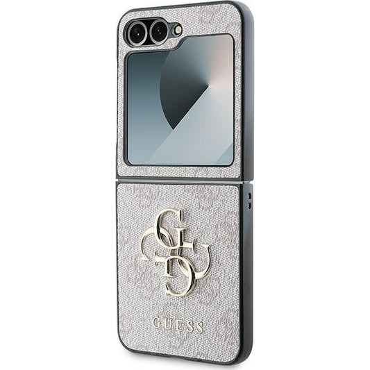 Handyhülle für Galaxy Z Flip7 FE / Z Flip6, Guess 4G Metal Gold Logo,