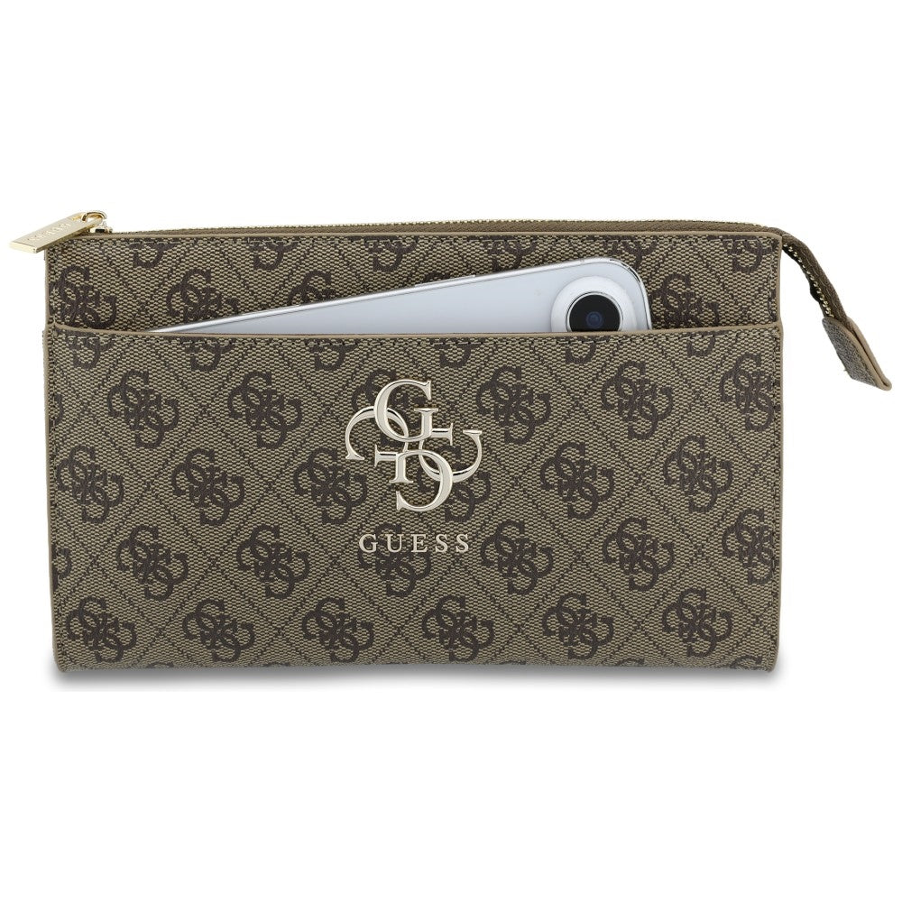 Universaltasche / Schuber  21 x 13,5 x 3,5 cm, Guess Phone Pouch, Brown
