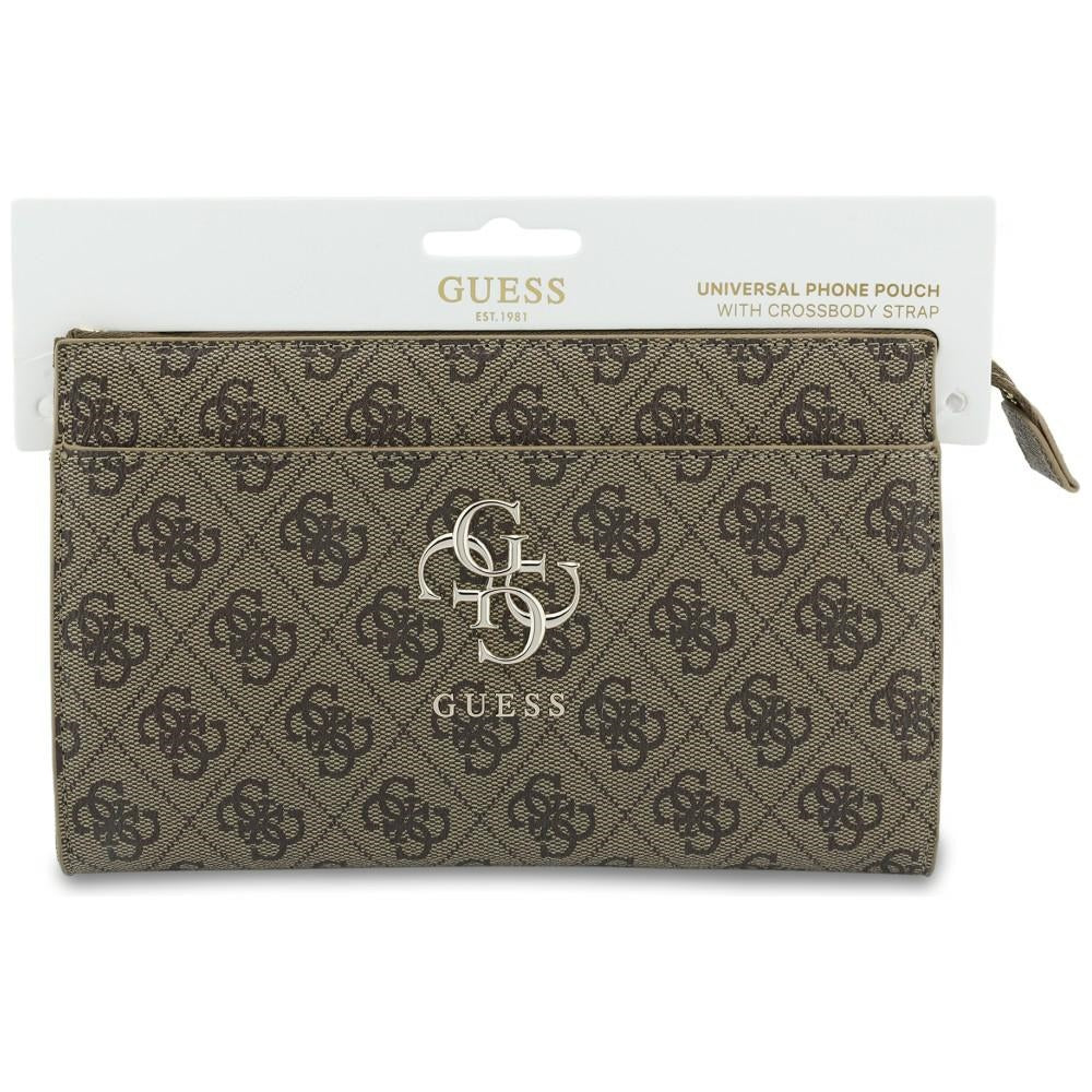 Universaltasche / Schuber  21 x 13,5 x 3,5 cm, Guess Phone Pouch, Brown