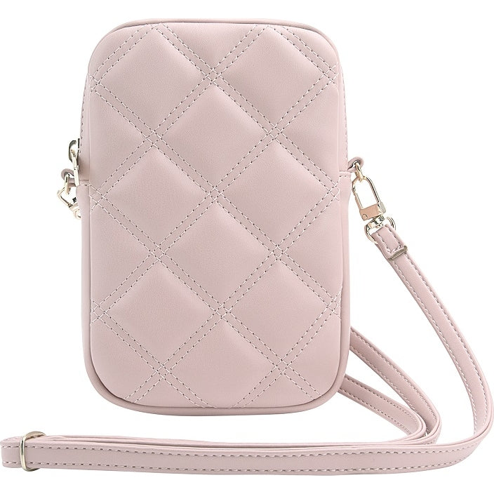 Guess 4G Quilted Universaltasche / Schuber 18,5 x 13 cm, Rosa