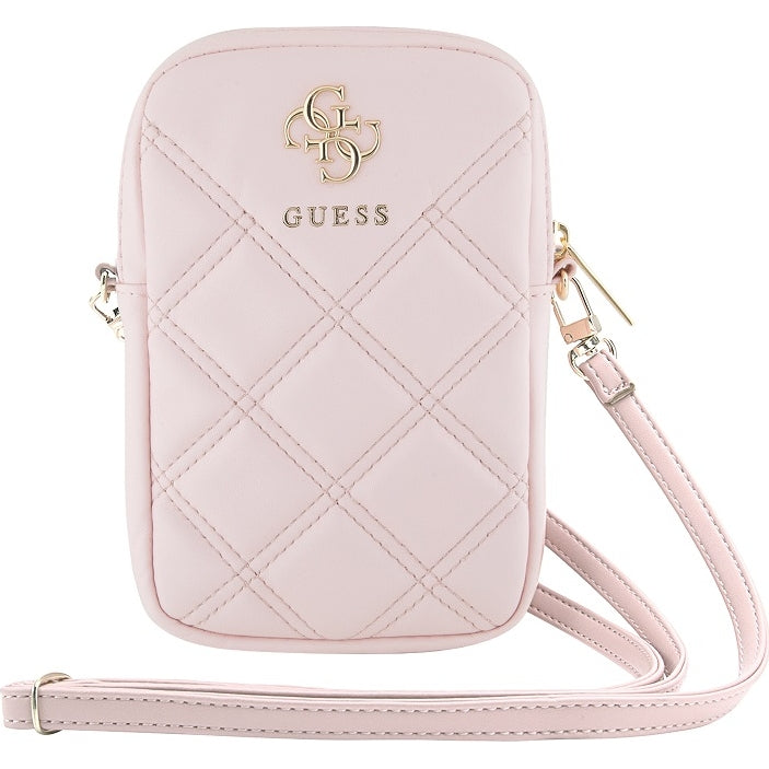 Guess 4G Quilted Universaltasche / Schuber 18,5 x 13 cm, Rosa