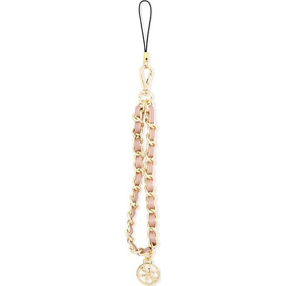 Universal-Handyband für das Handgelenk, Guess Phone Strap with beads, Rosa