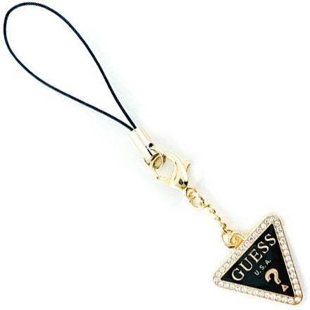 Anhänger / Schlüsselanhänger Guess GUCPMTDCK Triangle Diamond Charm Rhinestone, Gold
