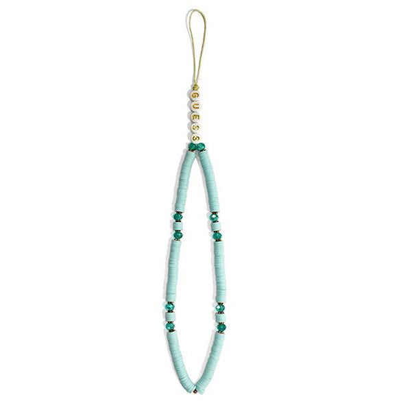 Universal-Handyband für das Handgelenk, Guess Phone Heishi Beads Strap, Blau