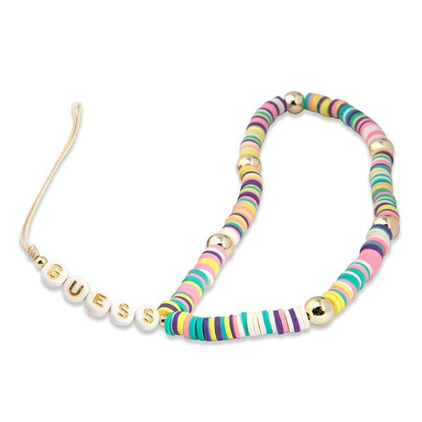 Universal-Handyband für das Handgelenk, Guess Phone Heishi Beads Strap, Bunt