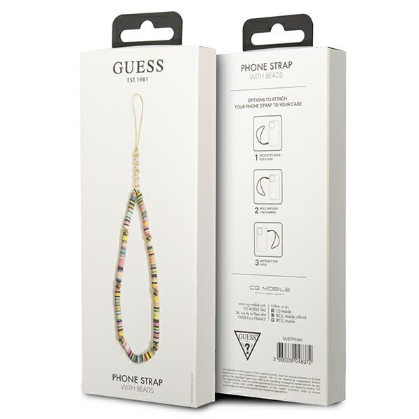 Universal-Handyband für das Handgelenk, Guess Phone Heishi Beads Strap, Bunt
