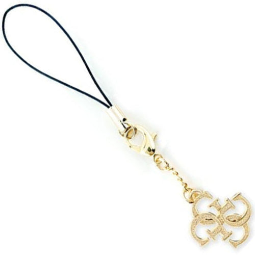 Anhänger / Schlüsselanhänger Guess GUCPM4GID Phone Strap 4G Glitter Charm, Gold