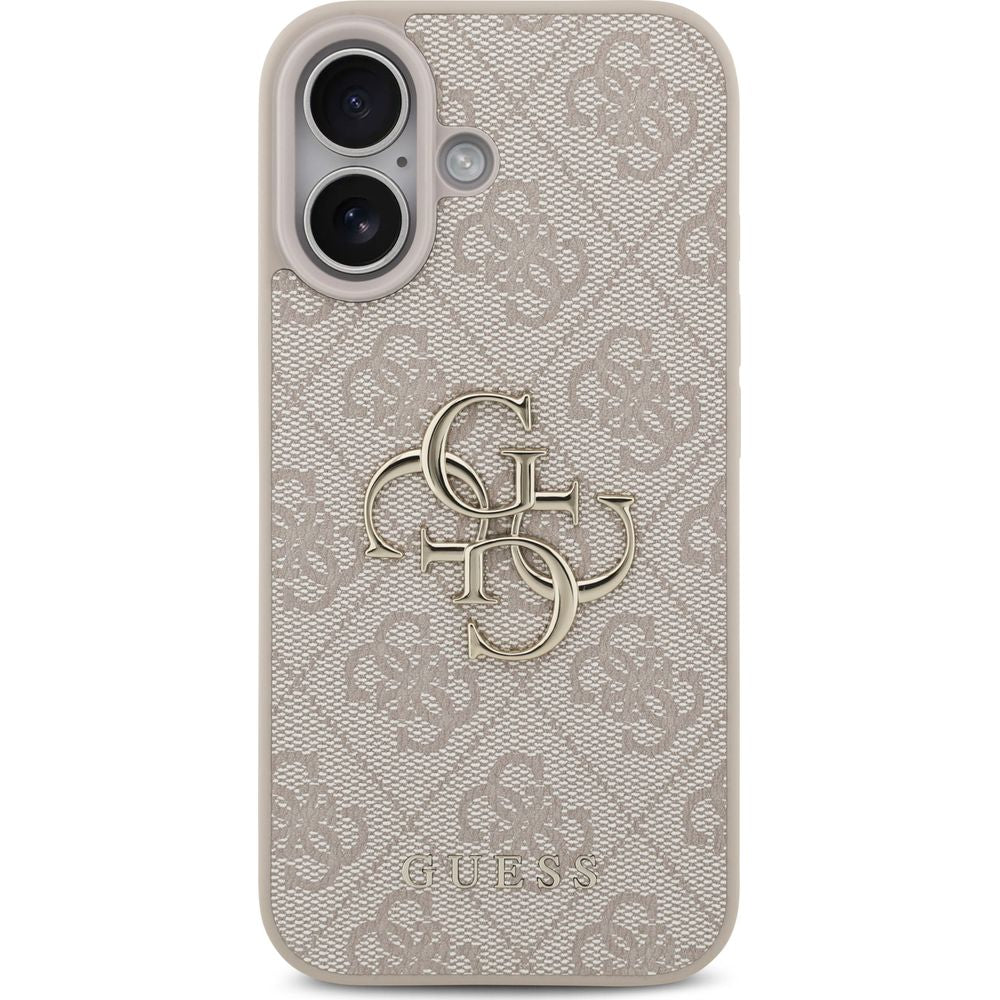 Handyhülle für iPhone 17, Guess Hardcase 4G Big Metal Logo, Rosa