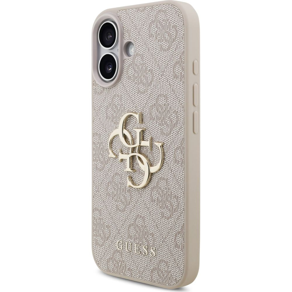 Handyhülle für iPhone 17, Guess Hardcase 4G Big Metal Logo, Rosa