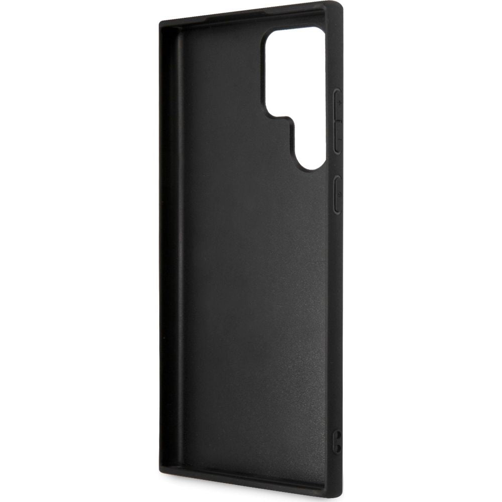 Handyhülle für Galaxy S24 Ultra, Guess 4G Big Metal Logo, Braun