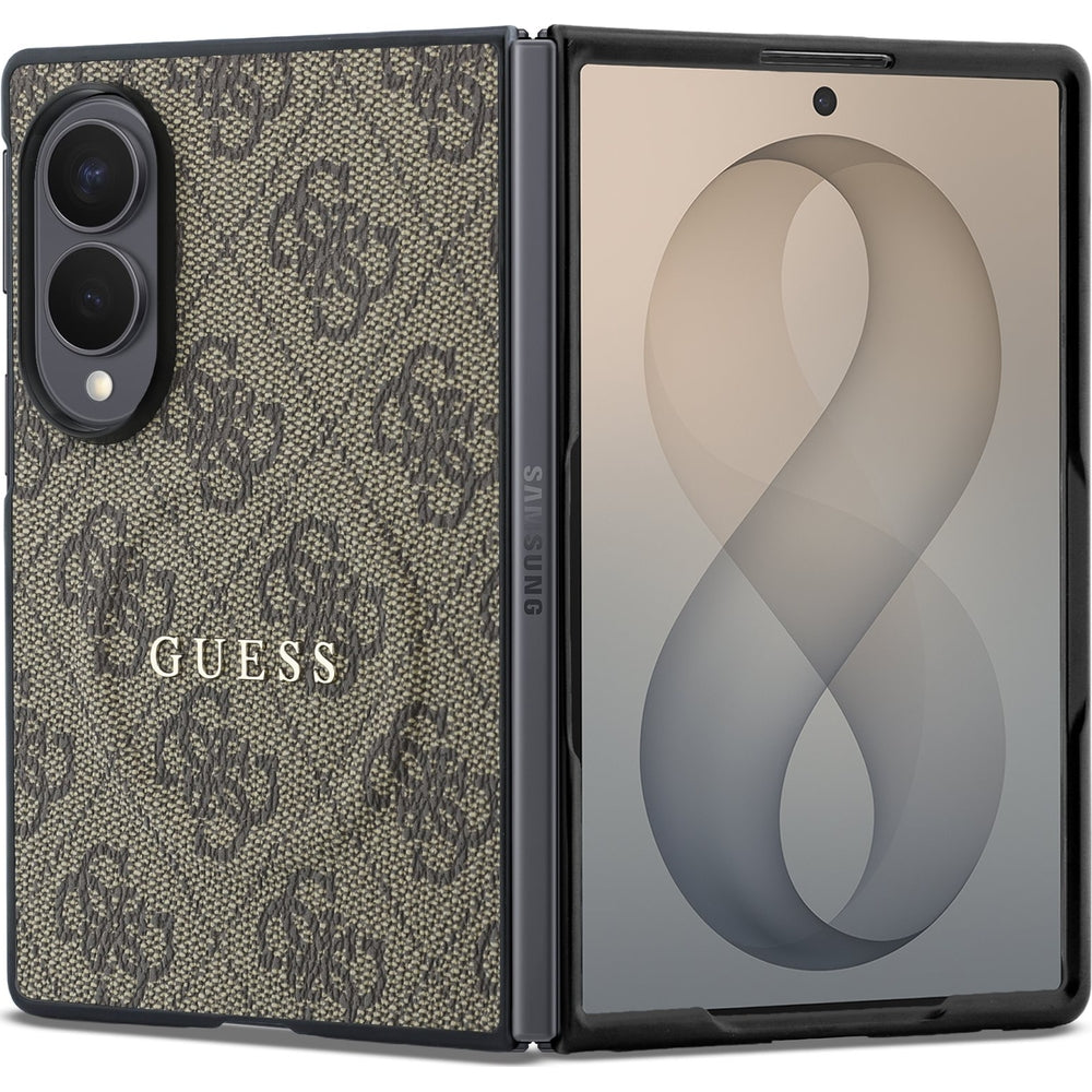 Handyhülle Guess Hardcase 4G Classic für Galaxy Z Fold8 mit MagSafe, Braun