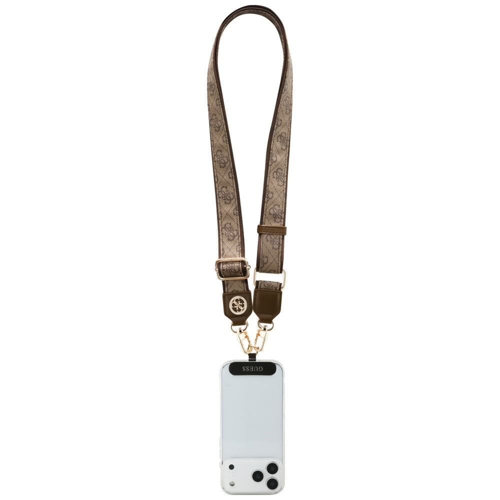 Handy Lanyard Guess Universal Crossbody Strap 150 cm, Braun