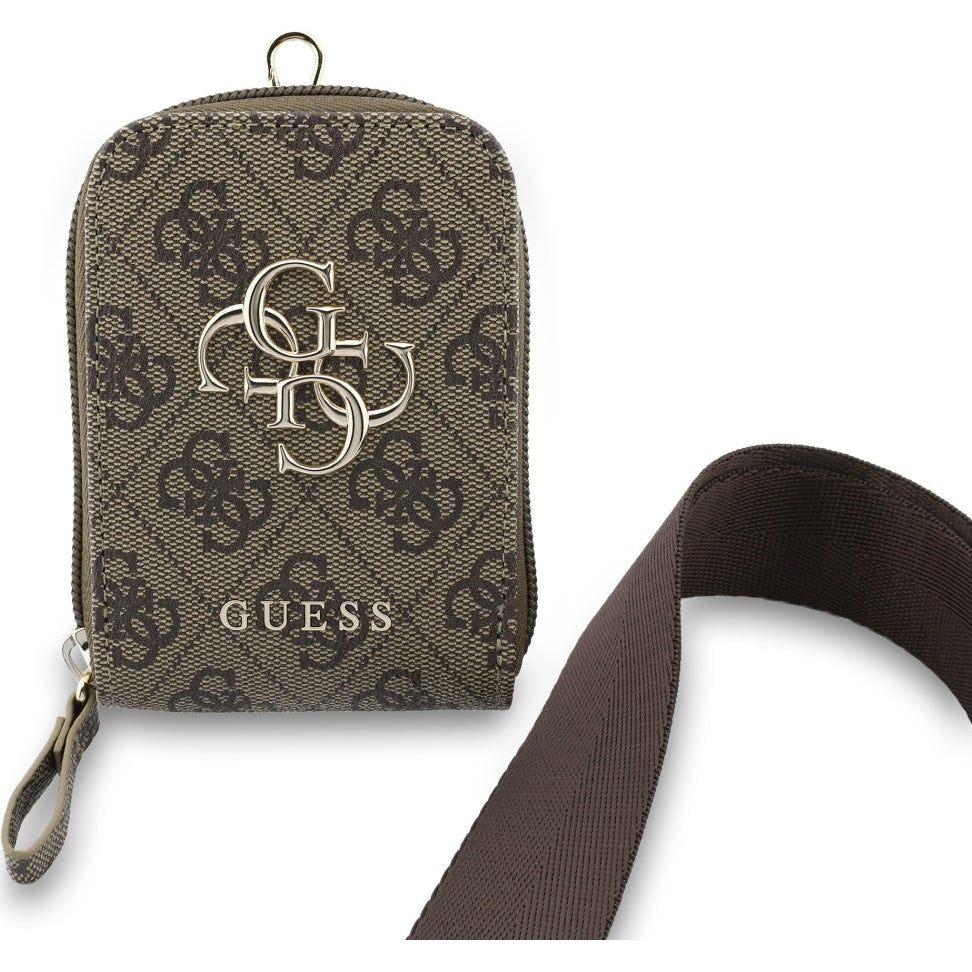 Handy Lanyard Guess Universal Crossbody Strap mit purse, Braun