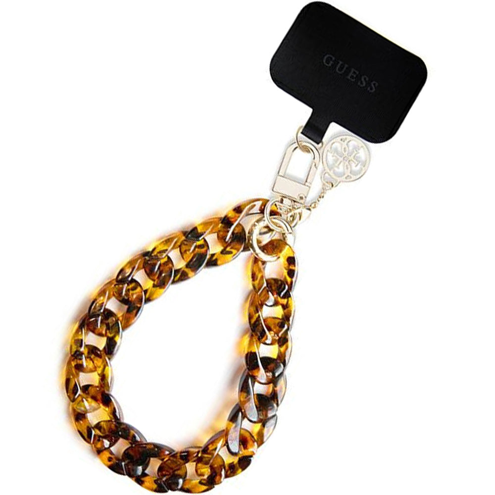 Handy-Lanyard Guess Universal Wirst Chain / Gürtel, Braun-Gold