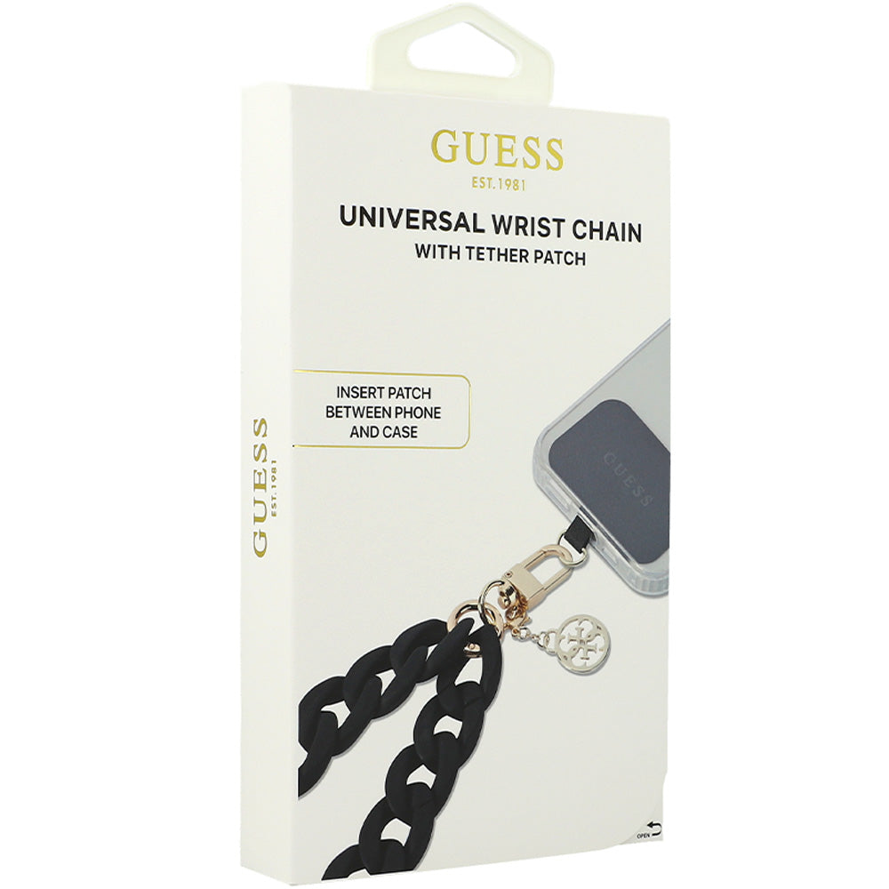 Handy-Lanyard Guess Universal Wirst Chain / Gürtel, Schwarz