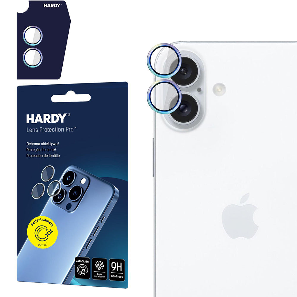 Objektivschutz für iPhone 17, 3mk HARDY Lens Protection Pro, 1 Set, Bunt