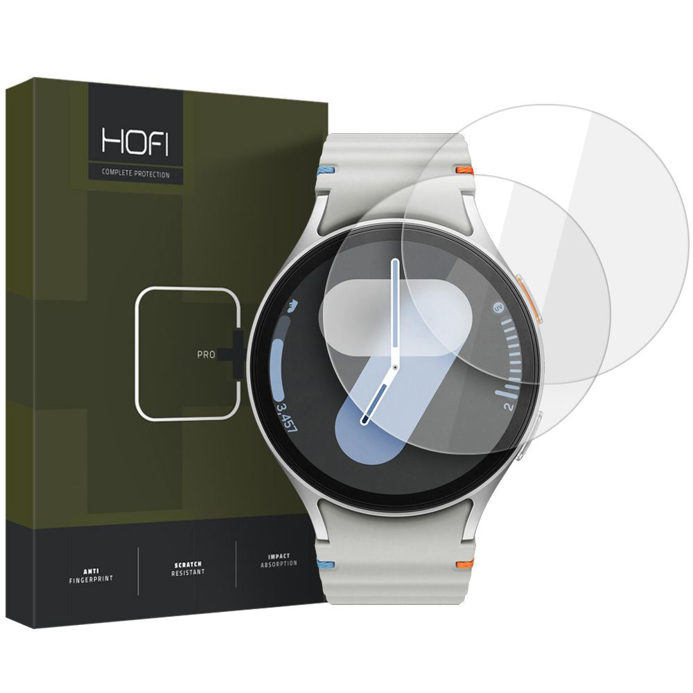 Gehärtetes Glas für Galaxy Watch 7/6/5/4 44mm, Hofi Glass Pro+, 2 Stück