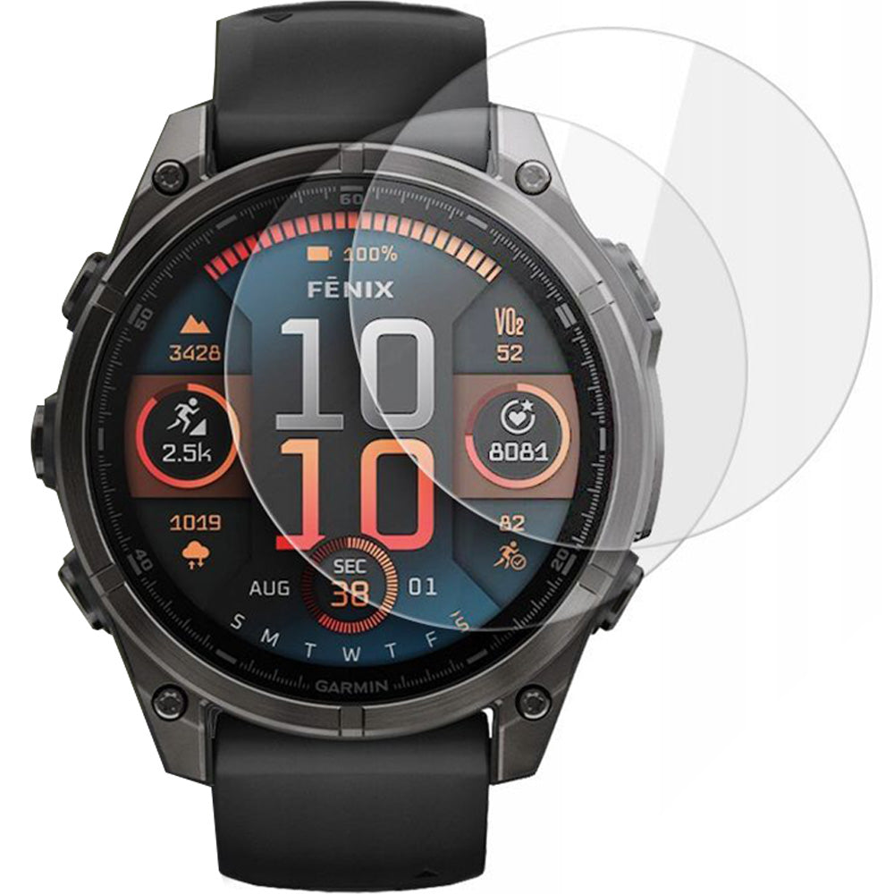 Gehärtetes Glas für Garmin Fenix 8 51 mm, Hofi Glass Pro+, 2 Stück