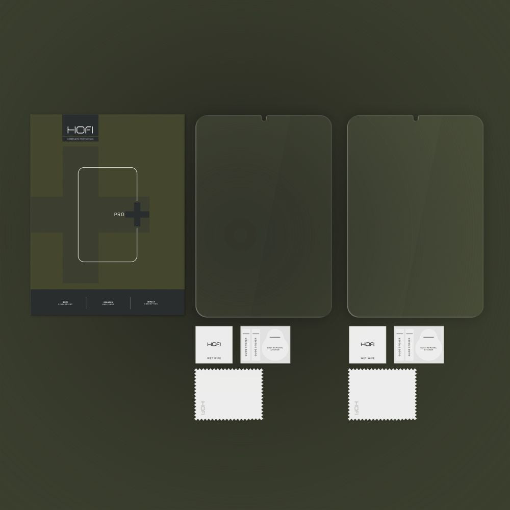 Gehärtetes Glas für iPad Mini 7 gen. 2024 / iPad Mini 6 gen. 2021, Hofi Glass Pro+, 2 Stück