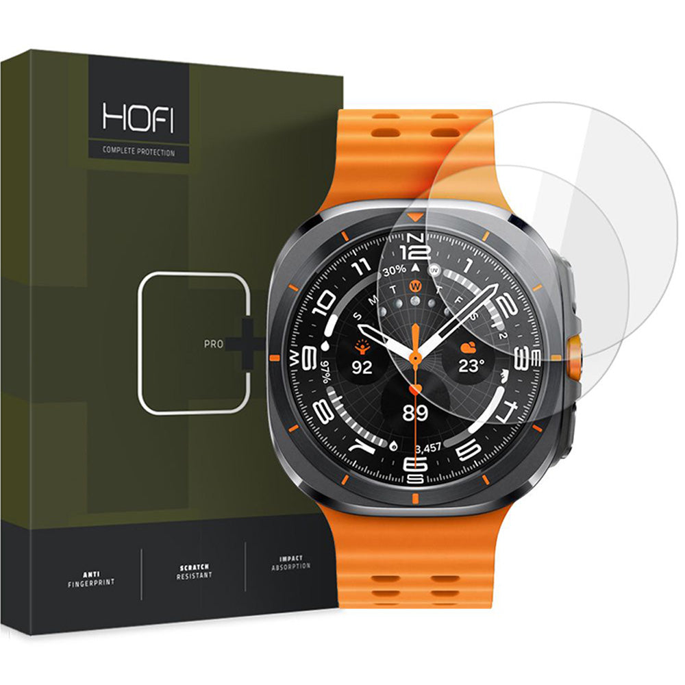 Gehärtetes Glas für Galaxy Watch Ultra 2 / 1, Hofi Glass Pro+, 2 Stück
