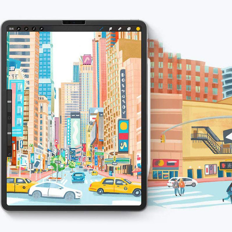 Schutzfolie Hofi Paper Pro+ für Apple iPad 10.2", 2019, 2020, 2021, Matt, 2 Stück