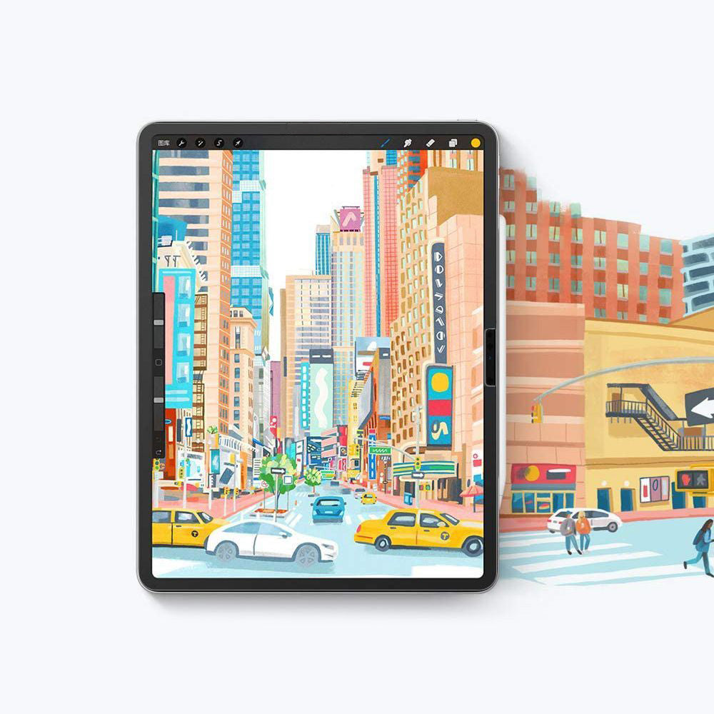 Schutzfolie für Apple iPad Pro 11" 5 gen. 2024, Hofi Paper Pro+, Matt, 2 Stück