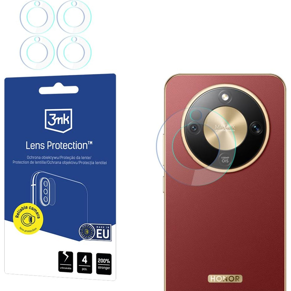 Objektivschutz für Honor Magic8 Lite, 3mk Lens Protection, 4 Sätze